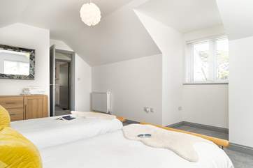 You can see the sea from this room (on a clear day).