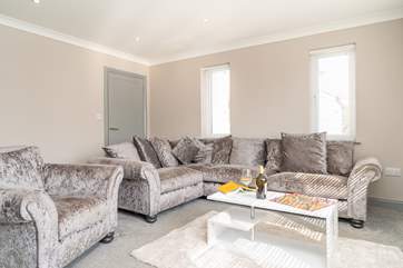 The cosy sitting-room.