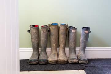Don't forget your wellies!