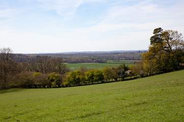 Far-reaching views and lovely walking country.