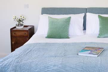 The bedrooms are spacious, light and airy.