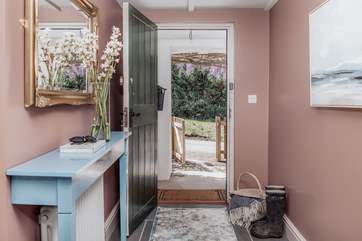 The welcoming entrance hall.