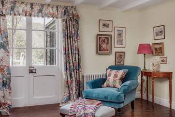 The perfect little spot to snuggle up with a good book and hot cup of tea.