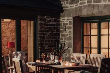 On the stunning terrace you'll find a large table for six, perfect for summer celebrations, and there's a barbecue too.