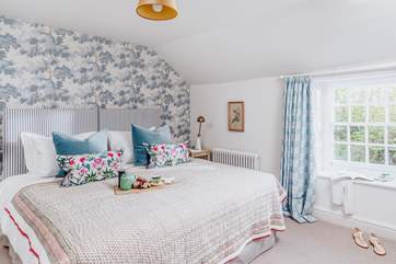 Bedroom 1 boasts a gorgeous 'zip and link' bed, which can be made into a super-king or twin.