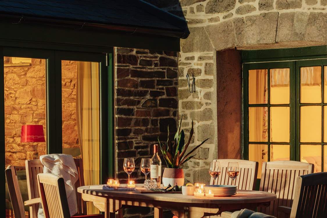 On the stunning terrace you'll find a large table for six, perfect for summer celebrations, and there's a barbecue too.