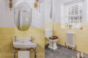 The super handy downstairs shower-room.