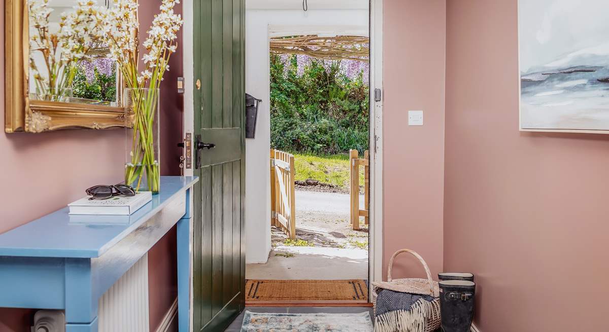 The welcoming entrance hall.