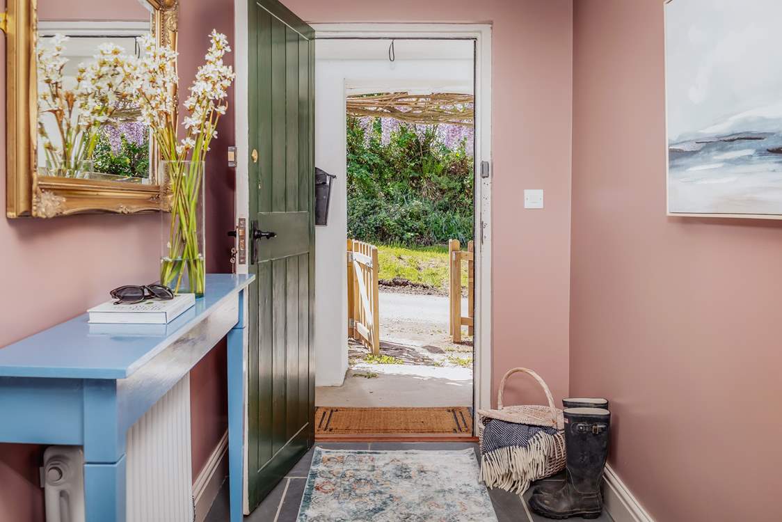 The welcoming entrance hall.