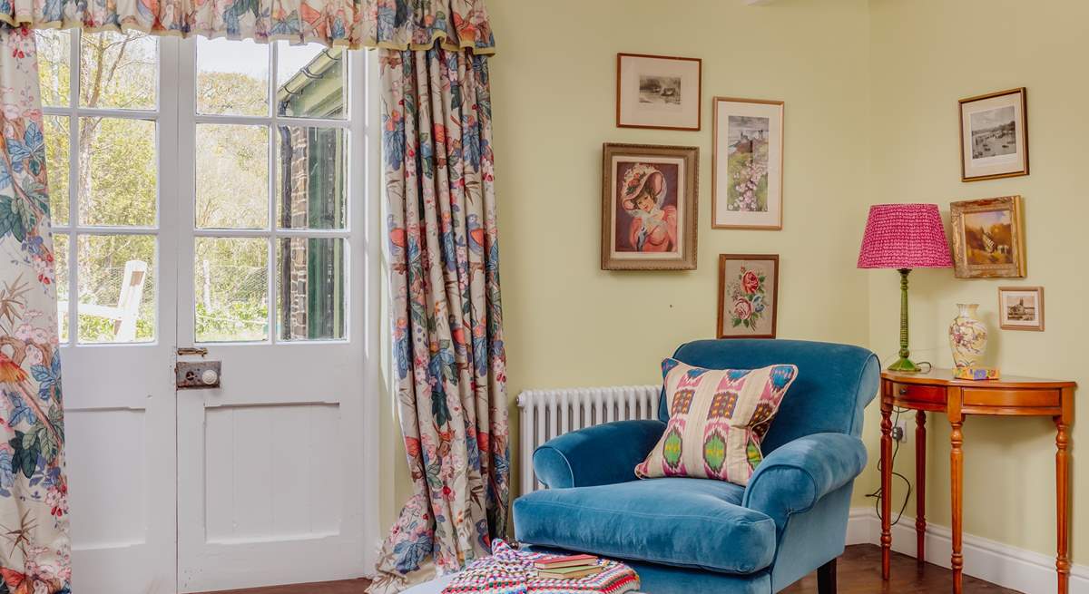 The perfect little spot to snuggle up with a good book and hot cup of tea.