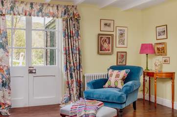 The perfect little spot to snuggle up with a good book and hot cup of tea.