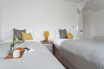 Bedroom 4 is another twin room with a 'zip and link' bed.