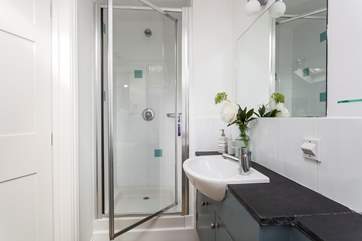 The shower in the en suite.