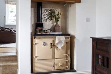 A beautiful addition to the kitchen (this is ornamental only and not for guests' use).