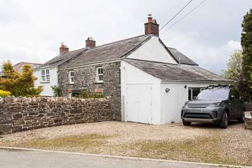 There is space for two cars to park at Well Cottage.