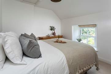Breakfast in bed with a view in bedroom 2.