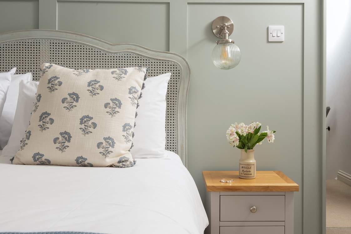The calming hues will help to send you off to sleep.
