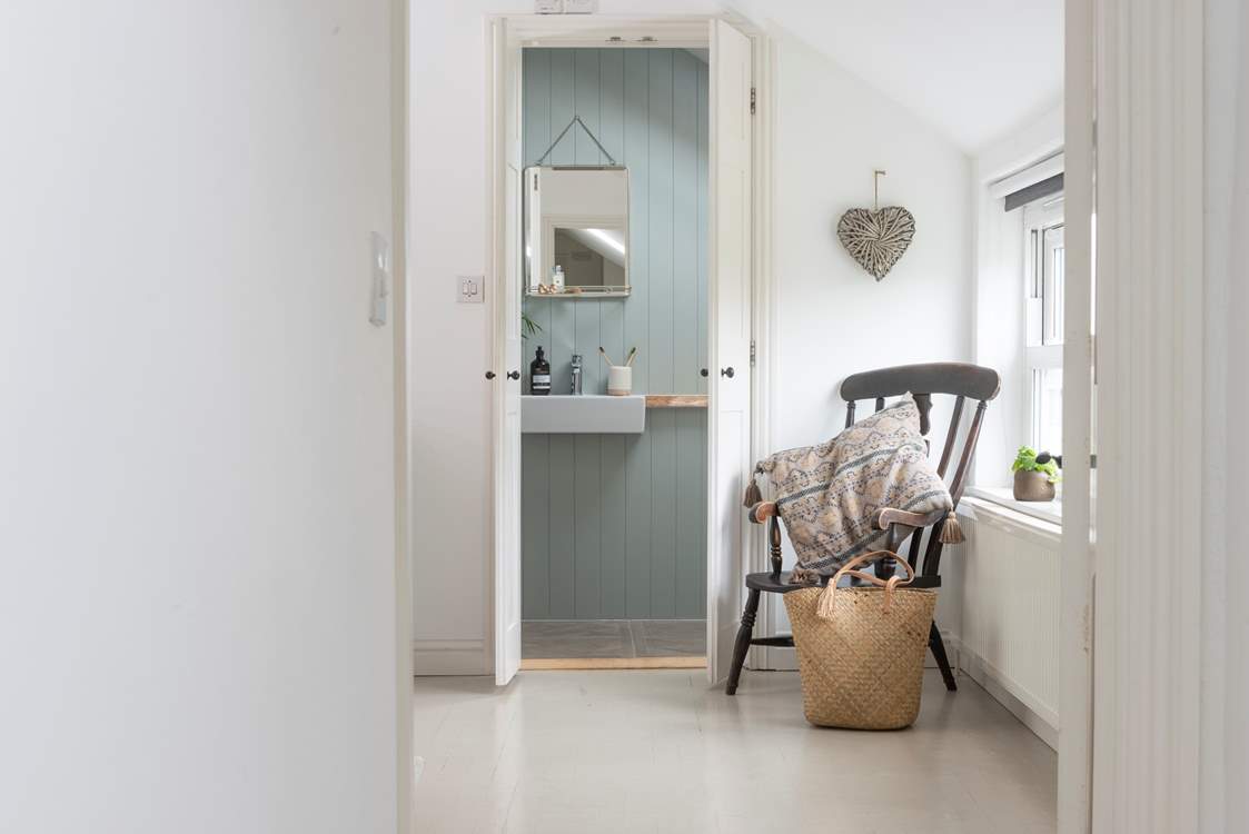 Take a peek into Bedroom One's en suite shower-room.