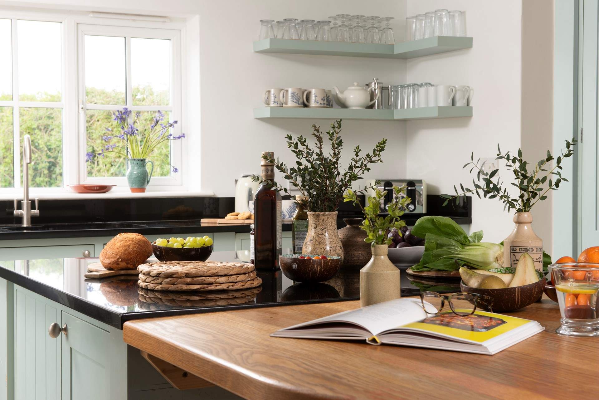The kitchen is incredibly well-equipped.
