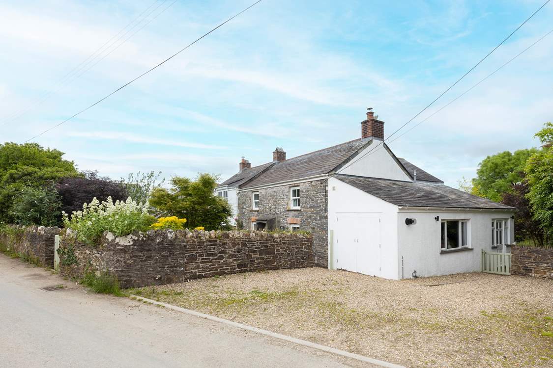 Plenty of parking for two vehicles at Well Cottage.
