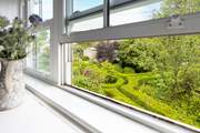 Looking out onto the pretty front garden.
