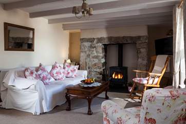 On a chilly afternoon, after a day out stomping over the moors, fire up the wood-burner and sink into the comfy sofas with your favourite book.