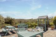 Polmark Beach Cottage guests can also enjoy the barbecue area, which is shared with other guests.