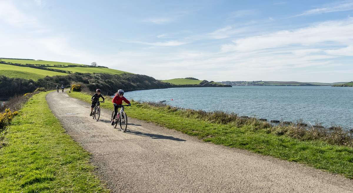 Bring your bikes (or you can hire them when you are here) and cycle from Wadebridge to Padstow.