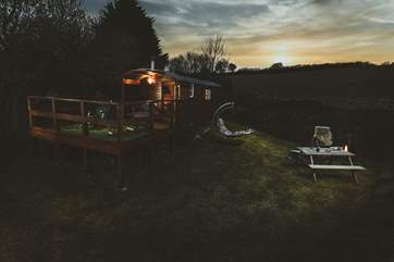 Enjoy the day turning to night.