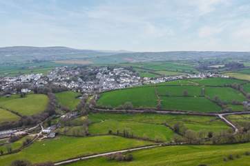 The rolling Devonshire hills.