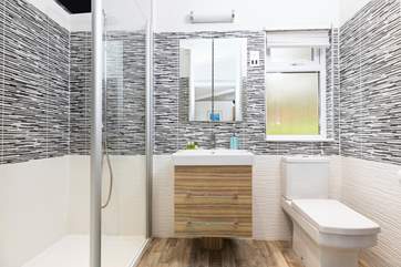 The en suite shower-room is yet another spacious room.