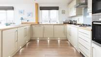The kitchen is fully equipped, perfect for a cooking up a storm or a simple buffet-style lunch.