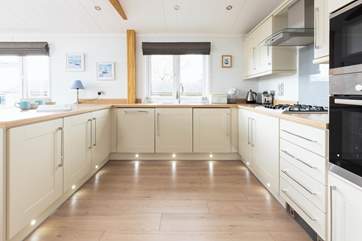The kitchen is fully equipped, perfect for a cooking up a storm or a simple buffet-style lunch.
