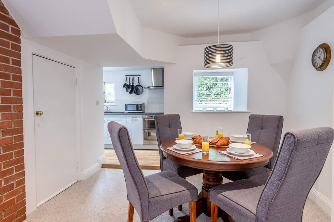 The dining-room is the perfect place to plan your day ahead.