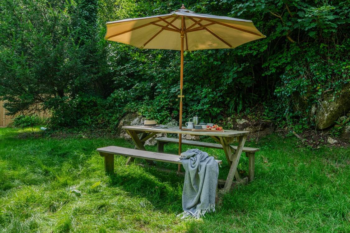 Surround yourself in nature in this shady glen.