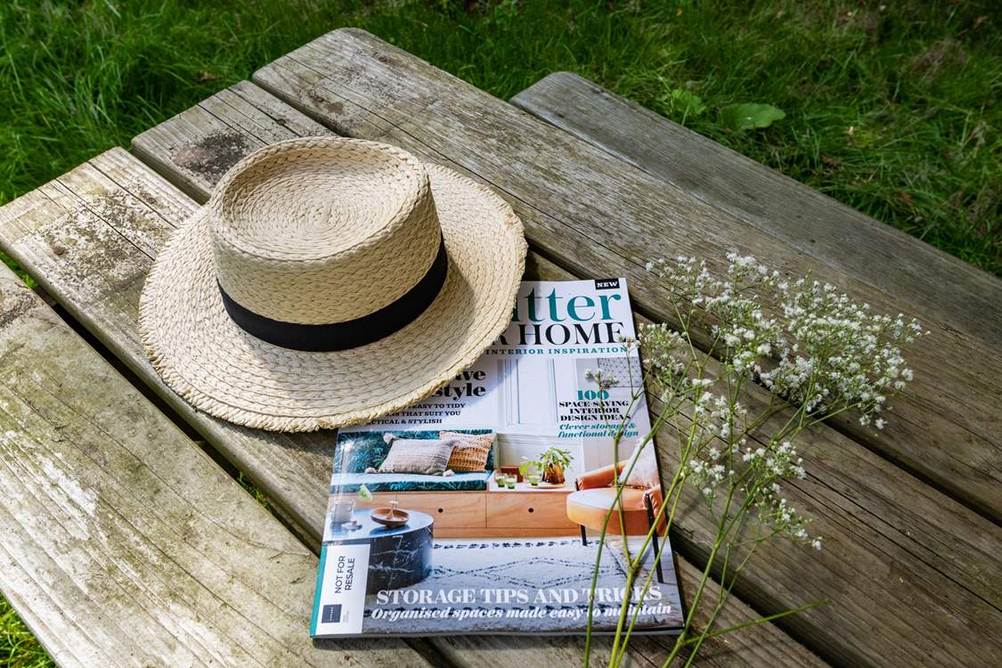 You will be spoilt for choice with so many lovely places to lay your hat outside.