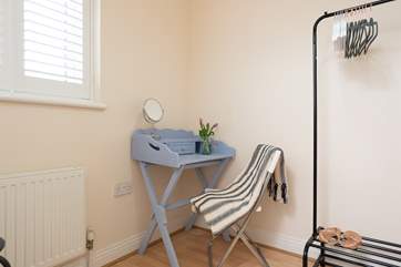 The third bedroom is a dressing-room so you have plenty of space for your holiday clothes.