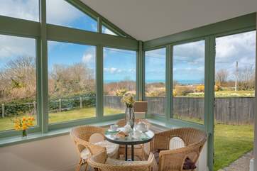 Enjoy the luxury of leisurely time soaking up the sea views with afternoon tea.