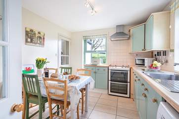 Enjoy a sunny breakfast before a day exploring the glorious Pembrokeshire coastline.