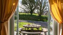 Idyllic spot for a glass or two, in the sunshine or under the stars.