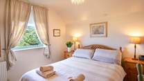 First floor double room with lovely sea views.