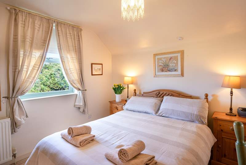 First floor double room with lovely sea views.