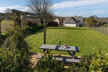 Escape to the top of the garden and soak up the symphony of coastal and rural views.