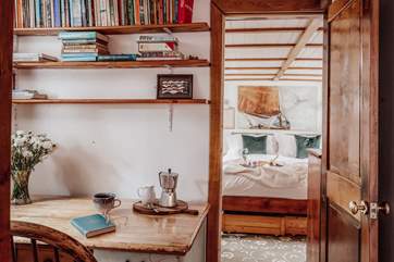 Peering through to the main bedroom.