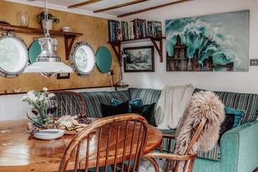 The comfiest sofa to relax on after a day of adventure.