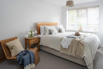 The main en suite bedroom on the ground floor.