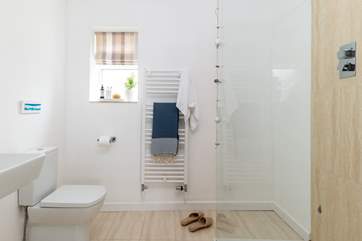 The en suite shower-room to the main bedroom.