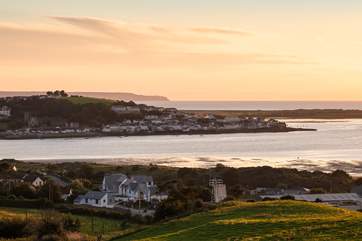 The lovely view over the estuary to Appledore.