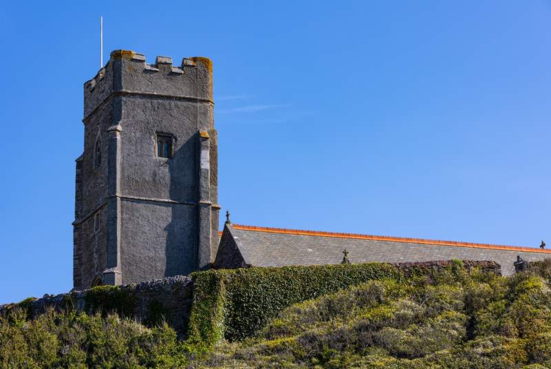 Wembury church sits on the coast and we are sure that you might see a local wedding.