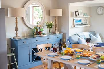 Treveryan House offers effortless style and a beautiful home for you all to enjoy even your dog.